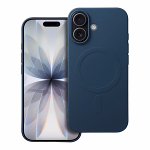 SILICONE MAG COVER (big hole) Ümbris compatible with MagSafe jaoks IPHONE 17 sinine