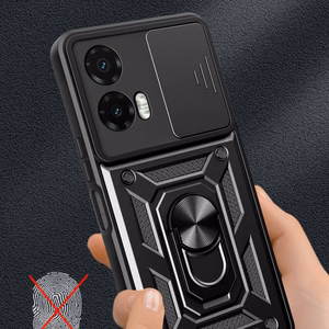 Tech-Protect CamShield Pro Ümbris jaoks Motorola Moto G35 5G - must