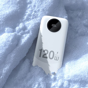 Dudao K13 10000mAh Powerbank sisseehitatud kaabliga - valge