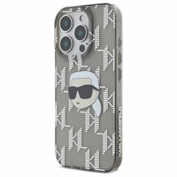 Karl Lagerfeld IML Karl Head Electroplated iPhone 16 Pro Ümbris - must