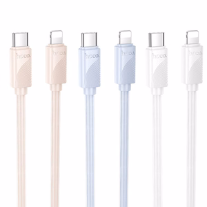Кабель USB C to Lightning Hoco PD 27W 1 m X114 белый