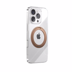 Joyroom JR-16JL6 iPhone 16 Pro Ultra-Thin MagSafe Compatible Ümbris with 360° Ring Alus - kuldne