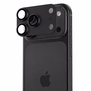 Benks OmniWarrior integreeritud metallist kaameraobjektiivide kaitse (C.M.SX.AP.BK.R070) iPhone 18 Pro telefonile (AR, must)