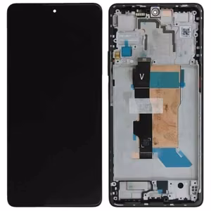 LCD ekraan Xiaomi Poco F5 5G puuteekraaniga koos raamiga must originaal (service pack)