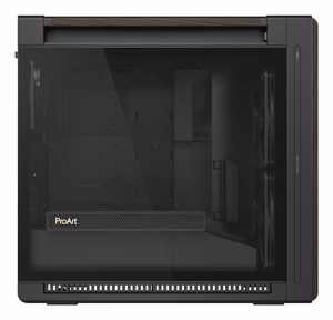 ASUS ProArt PA602 keskmõõdus tornkorpus puitviimistluse ja karastatud klaasist paneeliga, must