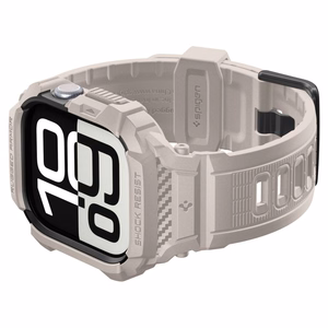 SPIGEN RUGGED ARMOR ümbris ”PRO” V2 APPLE WATCH 10 / 11 (42 MM) DUNE BEIGE
