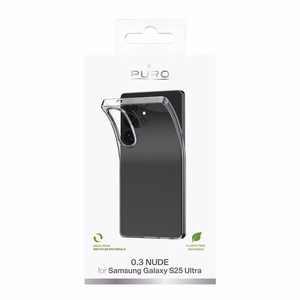 Silicone Ümbris Puro 03 Nude jaoks Samsung Galaxy S25 Ultra - läbipaistev