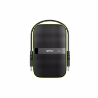Silicon Power Armor A60 external hard drive 5000 GB must, roheline