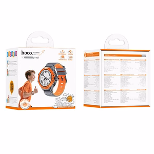 Hoco Y107 laste nutikell 1,28" 4G GPS kõnefunktsiooniga, oranž