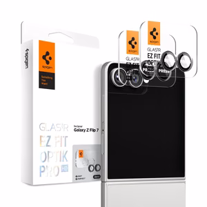 Spigen Optik Pro HD Glas.TR EZ Fit 2-pack Camera Protector for Samsung Galaxy Z Flip 7 - Black