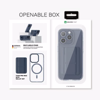 Amazing Thing Titan Pro Mag Wallet Ümbris 10FT IP156.1PTWBU jaoks Iphone 15 Pro tumesinine with alus