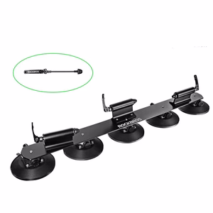 Rockbros XP1003 iminappadega katuseraam 3 jalgrattale – must