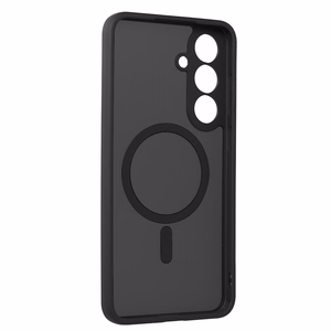Full Matte Mag Cover jaoks Samsung Galaxy S25 FE must