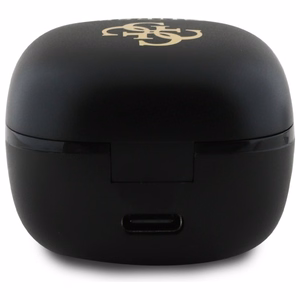 Guess Bluetooth kõrvaklapid GUTWSJ144ESK TWS + dokkimisjaam must/must Iridescent 4G trükitud logo