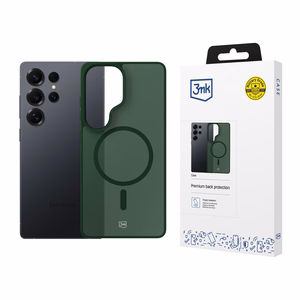 3mk Smoke MagCase Samsung Galaxy S25 Ultra jaoks roheline-poolläbipaistev