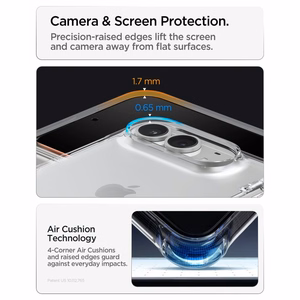 Spigen Ultra Hybrid Pro  iPhone Duo ümbris, läbipaistev