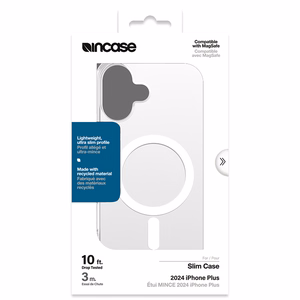 Incase Slim Case MagSafe'i toega ümbris iPhone 16 Plusile, läbipaistev