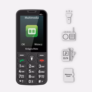 Kruger&Matz Simple 924 4G-telefon eakatele