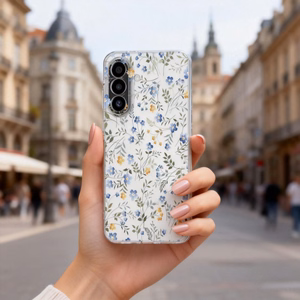 Tech-Protect FlexAir Чехол для Samsung Galaxy A27, прозрачный с цветочным узором