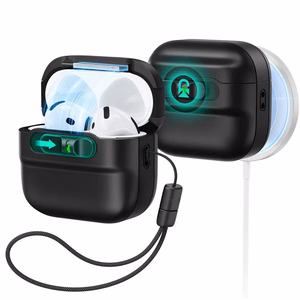 ESR Pulse Halolock MagSafe ümbris AirPods 4 jaoks, must
