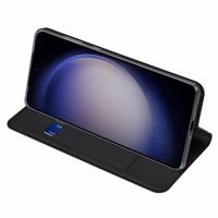 DUX DUCIS wallet ümbris SKIN PRO jaoks SAMSUNG S24 Plus must