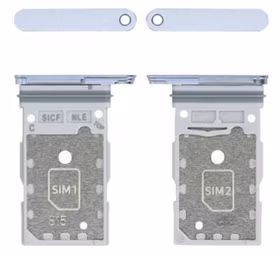 SIM card holder Samsung S931 S25/S936 S25 Plus Dual Icy sinine original (service pack)