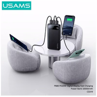 Akupank USAMS PB80 PD20W 10000mAh valge