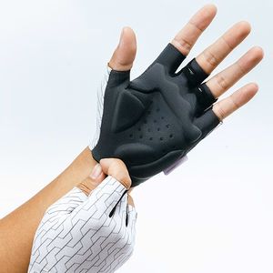 Rockbros MTB cycling gloves size: S - white and black