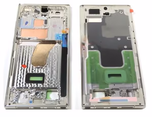 Keskkorpus Samsung S918 S23 Ultra Cream originaal (teeninduskomplekt)