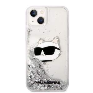 Karl Lagerfeld KLHCP14MLNHCCS iPhone 14 Plus 6.7" hõbedane/hõbedane hardcase Glitter Choupette Head
