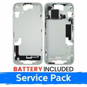 Mid-Frame Housing Apple iPhone 15 Mid-Frame Housing + Battery / Green / (Service Pack)