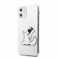 Karl Lagerfeld Choupette Fun iPhone 11 / Xr Ümbris - läbipaistev