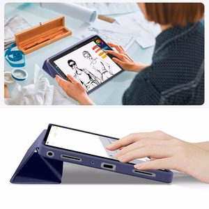 Чехол TechProtect SmartCase для Samsung Galaxy Tab A9+ A11+ Plus 11.0 X210 X215 X216 X230 X235 X236 - тёмно-синий