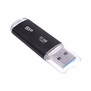 Silicon Power Blaze B02 USB mälupulk 32 GB USB Type-A 3.2 Gen 1 must