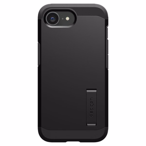Чехол Spigen Tough Armor с MagSafe для iPhone 16e / 17e с подставкой - чёрный