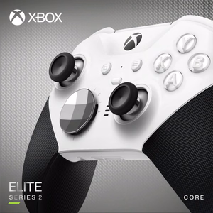Microsoft Xbox Elite Wireless Series 2 Core Must, Valge Bluetooth/USB Mängukontroller Analoog/digitaalne PC, Xbox One