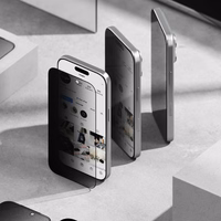 Ringke Easy Slide 2-pack Privaatsus Glass jaoks iPhone 17 Pro - Must