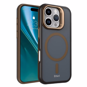 Чехол Etteri Morning Fog для iPhone 16 Pro 6,3" коричневый