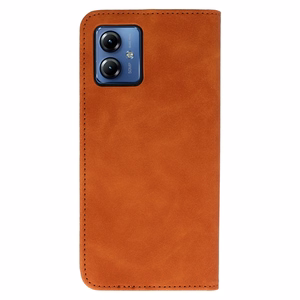 Wonder Prime Ümbris jaoks Motorola Moto G14 brown