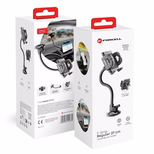 Car phone hoidja Forcell F-Grip Regular 27 cm windshield / dashboard / air vent must