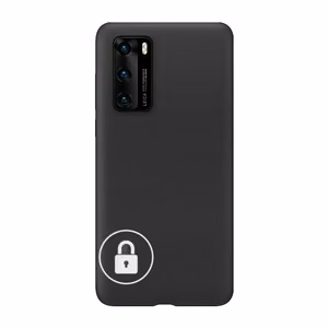Telefoni ümbris Silicone Cover Huawei P40 Lite E / must / pakendis