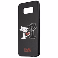 Karl Lagerfeld Choupette In Love Ümbris jaoks Samsung Galaxy S8 Plus - must
