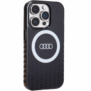 Audi IML Big Logo MagSafe ümbris jaoks iPhone 14 Pro - must