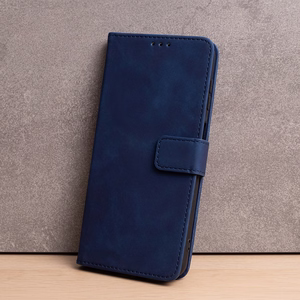 Smart Velvet ümbris jaoks Samsung Galaxy A23 5G tumesinine