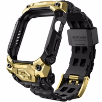 Supcase Unicorn Beetle Ore Ümbris jaoks Apple Watch 10/11 (46 mm) - Must and Gold