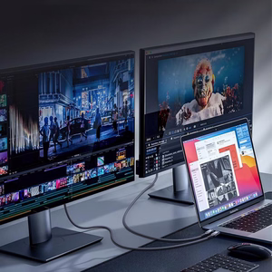 Wozinsky WPS-UY415S USB-C Thunderbolt 4 Kaabel 240W 1.5m 4K - must