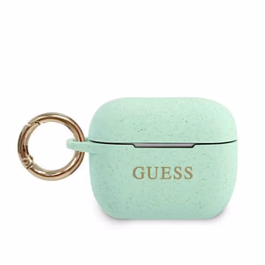 Guess GUACAPSILGLGN AirPods Pro kate roheline/roheline Silikoon Glitter