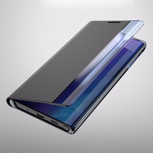 Чехол New Sleep Case с функцией подставки для Samsung Galaxy A03s (166.5) синий