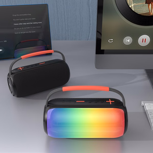 Dudao Y21 juhtmevaba kõlar RGB taustavalgustusega Bluetooth 5.3 - must