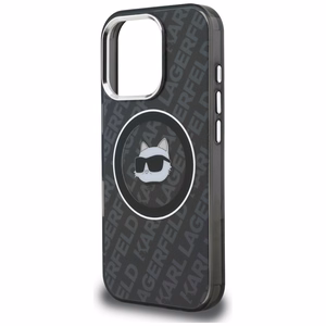 Karl Lagerfeld IML Choupette Head Logo MagSafe Ümbris iPhone 16 Pro Max - must